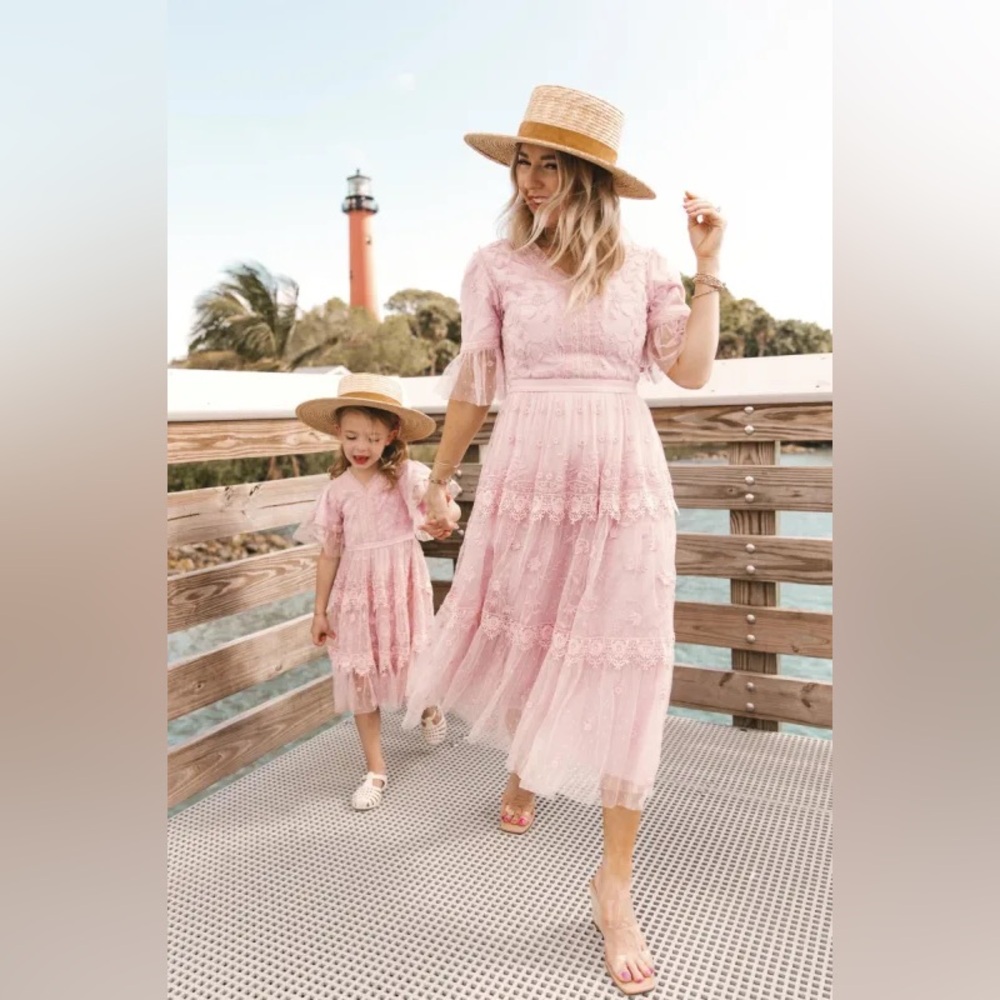Ivy City Co Jules Dress in Blush